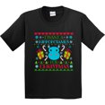 thumbnail image 3 of Inktastic I Want a Hippopotamus for Christmas Cute Ugly Sweater Youth T-Shirt, 3 of 5
