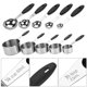 thumbnail image 3 of 10 Uds Cucharas Y Tazas Medidoras De Cucharadita, Cucharas Medidoras, Cuchara Medidora Para Cocinar Hornear Cocina Hogar Cergrey Stainless Steel Baking Tools, 3 of 8