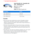 thumbnail image 2 of Spark Plug Wire Set - Compatible with 1981 - 1986 Nissan 720 1982 1983 1984 1985, 2 of 2