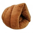 thumbnail image 4 of Cama para Perro con Forma de Zapatilla, Casa Cálida, Cama para Mascota, Cama para Gato, Portátil, Transpirable, único, Nido para Gato, Cojín para Cone Café 50cmx40cm, 4 of 8