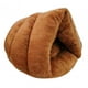 thumbnail image 3 of Cama para perros y gatos jinwen semicerrada Lavable Portátil Café 45cmx35cm, 3 of 8