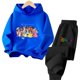 thumbnail image 3 of Conjunto de sudadera con capucha de Blancanieves para damas de Disney, sudadera informal de calle kawaii con dibujos animados para niñas de 3 a 14 años, traje de camión de Frozen para niños, 3 of 5