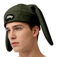 thumbnail image 2 of QASIEATN Cozy Skull Cap for Women Ear Hat Cute Winter Fleece Solid Color Woolen Knitted Hat Headwear Hat Fall Fashion Accessories, 2 of 5