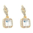 thumbnail image 2 of Fiudx Liquidación de ahorros de verano Pendientes de mujer Pendientes irregulares de alta gama Pendientes geométricos con forma de aguja, 2 of 7