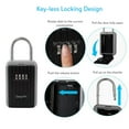 SereneLife SLSFKEY27 Locking Key Safe Box Combination Security