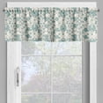 thumbnail image 4 of Ambesonne Retro Valance & Curtain, Soft Abstract Circles, 55"x24", Almond Green White, 4 of 6