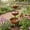 1pc Gold, variant on GliJian Rain Catcher - Plant Support, Metal Rain Catcher, 3-Tiered Cascading Water Bowls Stake, Bird Bath and Bee Watering Station