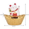 thumbnail image 4 of No Battery Required Home Ornament, Fortune Cat, For Apartments White, 4 of 8