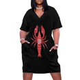 thumbnail image 1 of Vestido holgado con bolsillo para mujer ropa de fiesta verano, 1 of 6