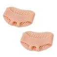 thumbnail image 2 of EeaseMX 5 pares de almohadillas de gel para metatarso, transpirables, para la planta del pie, con acolchado adicional, para un alivio rápido del dolor de pies (rosa), 2 of 7