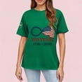 thumbnail image 3 of ASDFVBKG 250th Anniversary Usa Sweatshirt for Women 1776-2026 250th Anniversary Shirts, Crewneck Patriotic Memorial Day Shirts for Women Green 2XL, 3 of 4