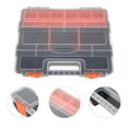 thumbnail image 3 of Compartment Screw Organizer Box Portable Screw Storage Box Plastic Parts Storage Box with Lid, 3 of 9