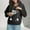Black, variant on Pet Carrier Hoodie for Women Cat Dog Pouch Holder Solid Color Long Sleeve Hooded Sweatshirts Cute Casual Tops