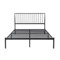 thumbnail image 3 of Weston Home Belisse Metal Platform Queen Bed with Curved Metal Headboard, Black, 3 of 9