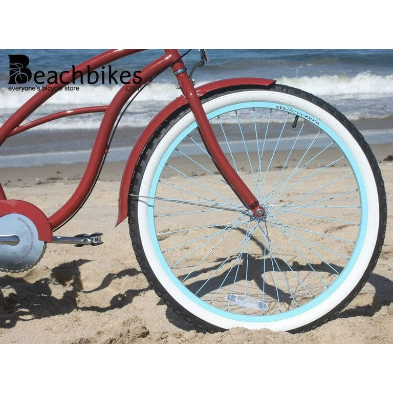 Burgundy beach cruiser shop