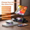 thumbnail image 7 of 4 in 1 Fast Charging Station for iPhone, Wireless Charger for iPhone16/15/14/13/12 Series, iPad, Apple Watch, AirPods, Android Samsung Series and More, White, 7 of 7