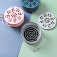 thumbnail image 2 of Nvzi -b 1-piece iron mosquito coil holder with handle, retro portable coil holder, circular hanging fireproof coil holder, suitable for indoor, outdoor and camping (white), 2 of 4