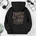 thumbnail image 2 of Otqutp Baby Down Jackets Loves You Hoodies for Girls Letter Print Sweatshirt Oversized Long Sleeve Pullover Top Fall Winter Casual Tops Kids School Coat(Black,3-4 Years), 2 of 6