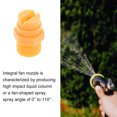 thumbnail image 4 of 5PCS Plastic Fan Shape Spray Nozzle Connection Yellow PP Sprayer Nozzle for Home Use Size 1 Yellow, 4 of 9