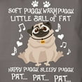 thumbnail image 3 of CafePress - Soft Puggy Warm Puggy T Shirt T Shirt - Womens Comfort Colors® Shirt, 3 of 4