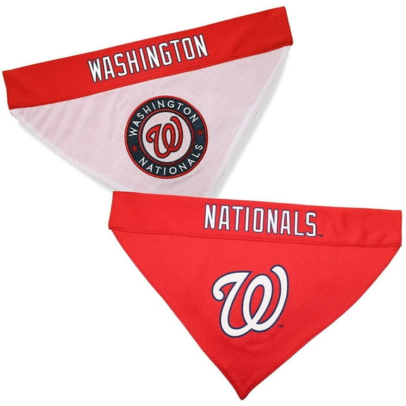 Pets First MLB Washington Nationals Reversible Bandana - Dual-Sided Bandana for Cats & Dogs