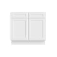 thumbnail image 2 of Furinno Shaker Bath Vanity Cabinet without Top, Ready to Assemble, 21 D x 36 W x 34.5 H, White, 2 of 6