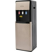 500W Water Coolers, Bottom Loading Hot and Cold Water Dispenser, 110V Floor Mount Water Cooler Dispenser, Drinking Fountain Water Machine for Homes, Offices, Schools, Parties, Companies (Gold)