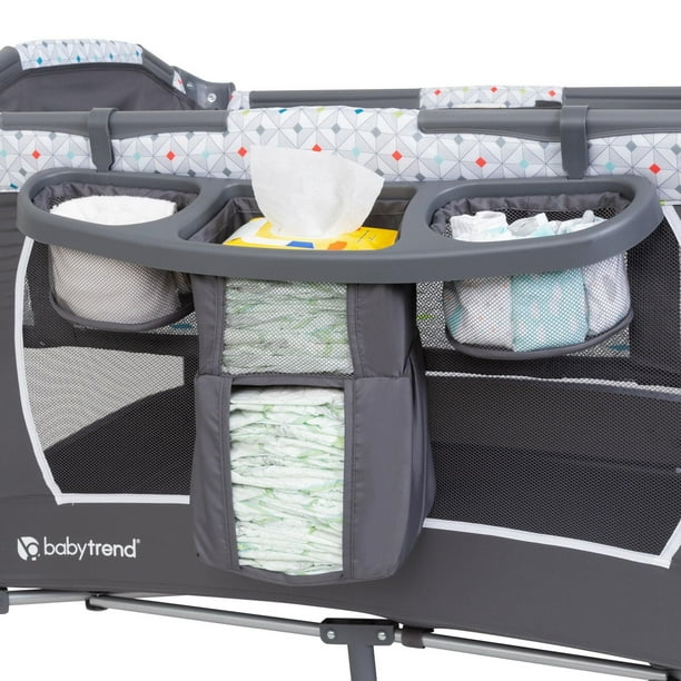 Baby Trend Lil Snooze Deluxe II Nursery Center - Diamond Geo