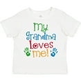 thumbnail image 3 of Inktastic My Grandma Loves Me Boys or Girls Toddler T-Shirt, 3 of 5