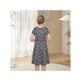 thumbnail image 5 of Sunny Fashion Girls Dress Vintage Polka Dot Black White School Retro Classic Daily Sundress 8 Years, 5 of 6