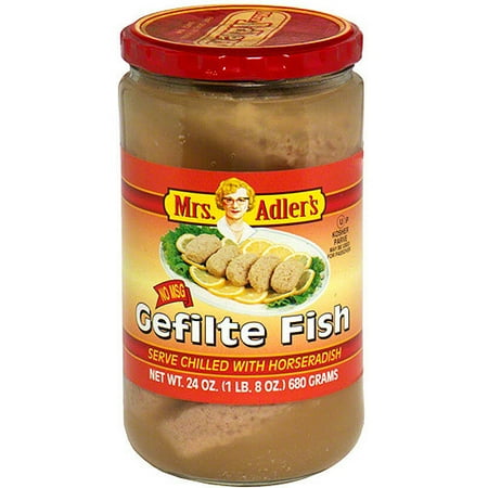 Mrs. Adler's Gefilte Fish, 24 oz (Pack of 12)