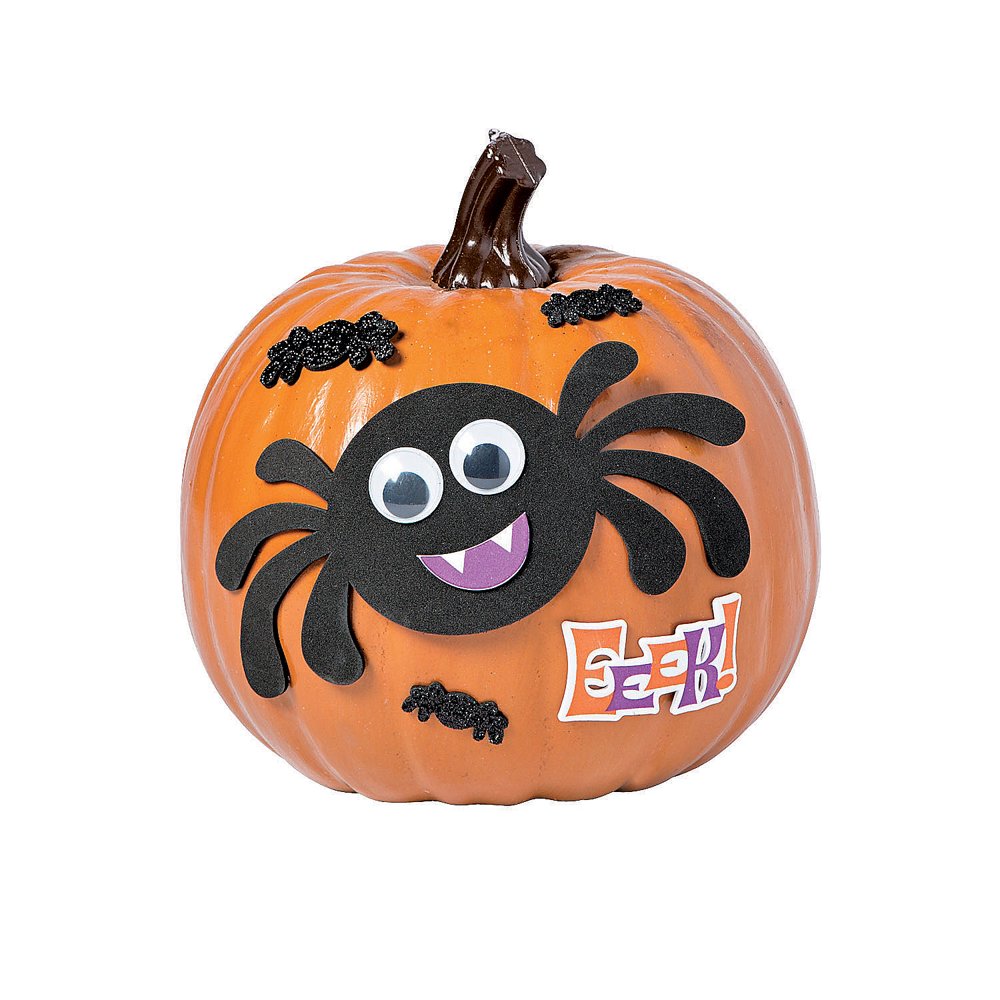 Goofy Spider Pumpkin Decorating 12 Craft Kits 12 Pieces Walmart