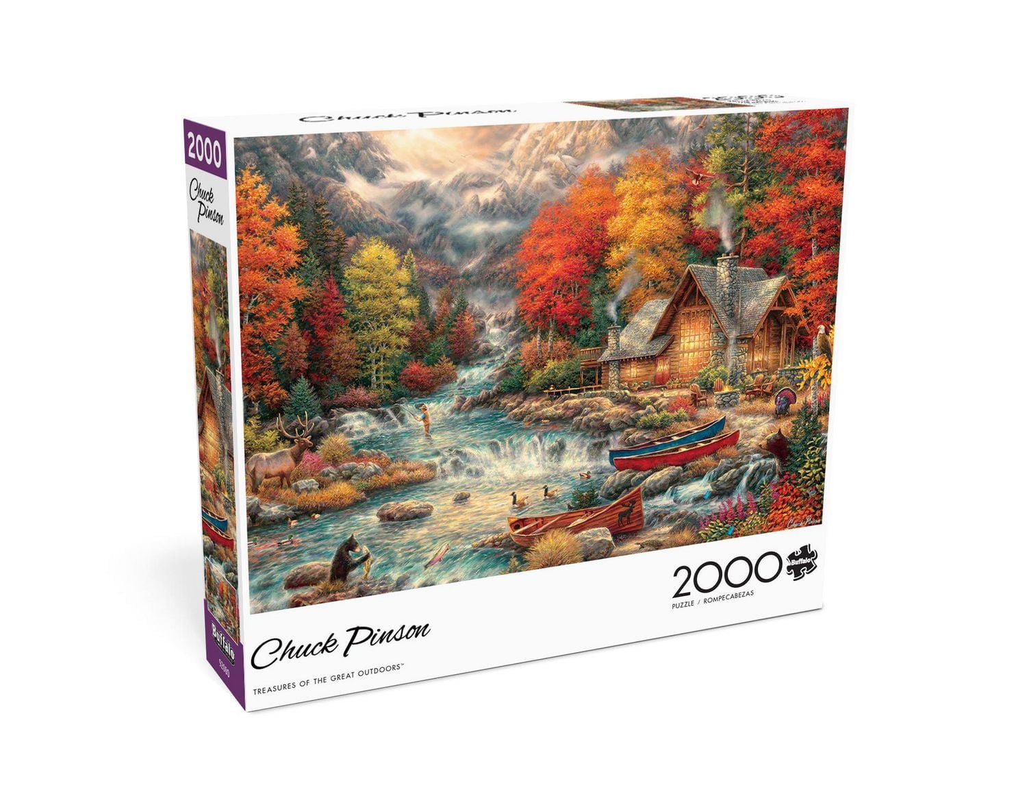 Buffalo Games - Chuck Pinson - Treasures of the Great Outdoors - 2000 Piece Jigsaw Puzzle