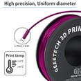 thumbnail image 3 of Geeetech 5pcs TPU Filament 1.75mm Flexible Soft 3D Printer Consumables pink, 5kg Spool (11 lbs.), Dimensional Accuracy +/- 0.03 mm, 3 of 7