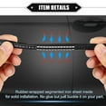thumbnail image 5 of Car Door Edge Guard 16.4ft U Shape Rubber Edge Trim Seal Strip Protector Universal Iron Black, 5 of 6
