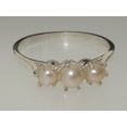 thumbnail image 5 of LBG 10k White Gold Cultured Pearl Womens Statement Ring - Size 6.75, 5 of 6
