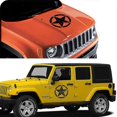 thumbnail image 2 of Car Hood Door Star Vinvl Stickers For Jeep Cherokee Patriot Compass Wrangler JK JL TJ YJ Renegade Trail Hawk Tuning Accessories, 2 of 5