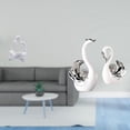 thumbnail image 2 of Figura abstracta de lector, estatua de cisne de cerámica, escultura de resina, decoración única para mesa, ideal para el hogar, la oficina, bar,, 2 of 8