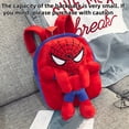thumbnail image 3 of 1pc Marvel Spiderman Cute Cartoon Small School Backpack, Zipper Travel Rucksack, Men's Casual Backpack, Multi Functional Book Bag, Suitable For Commuting Travel Outdoor, 3 of 5
