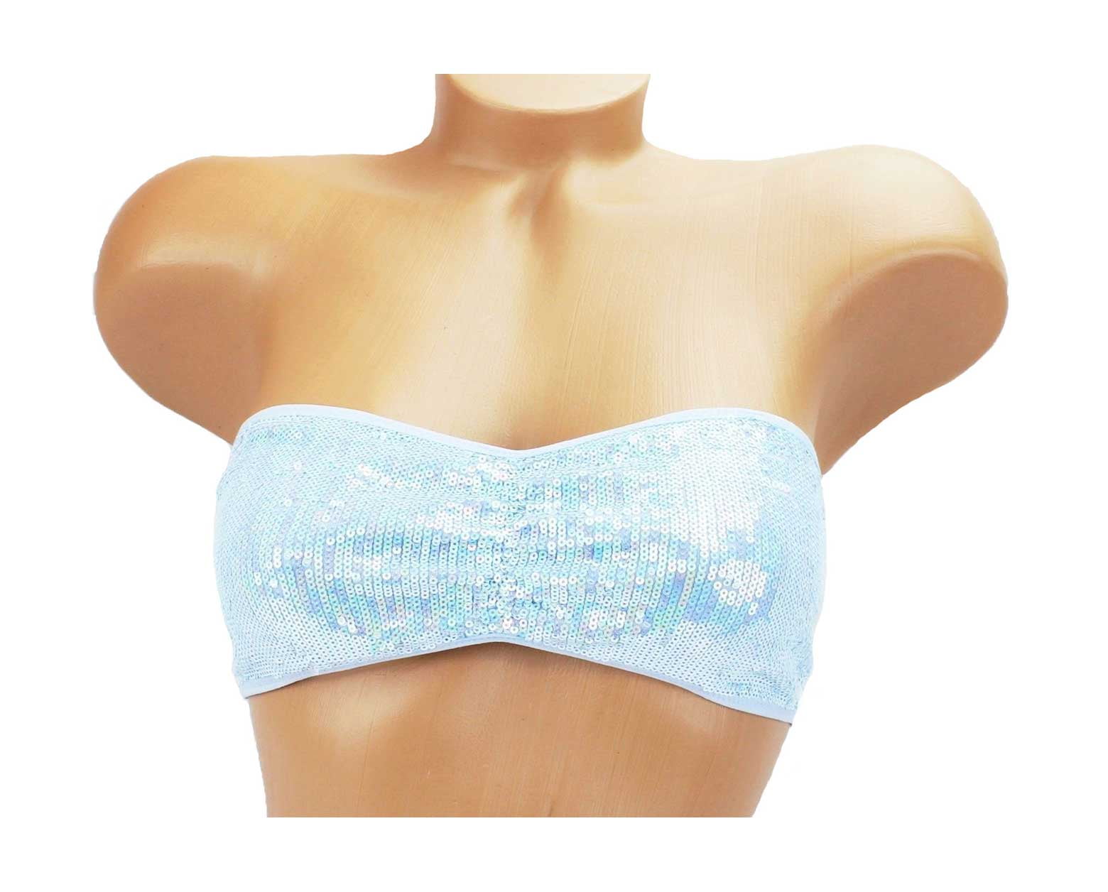 light blue bralette top