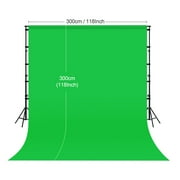 STARPOLARIS Green Screen Backdrop,10x10 ft Photo Studio Background Photography