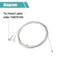thumbnail image 3 of Unique Bargains 2 Pcs Car Rear Ramp Door Cable Replacement for Enclosed Trailer, Silver Tone, 3 of 6