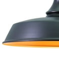 thumbnail image 6 of Vaxcel Dorado 1 Light Bronze Gold Farmhouse Outdoor Barn Dome Pendant, 6 of 6