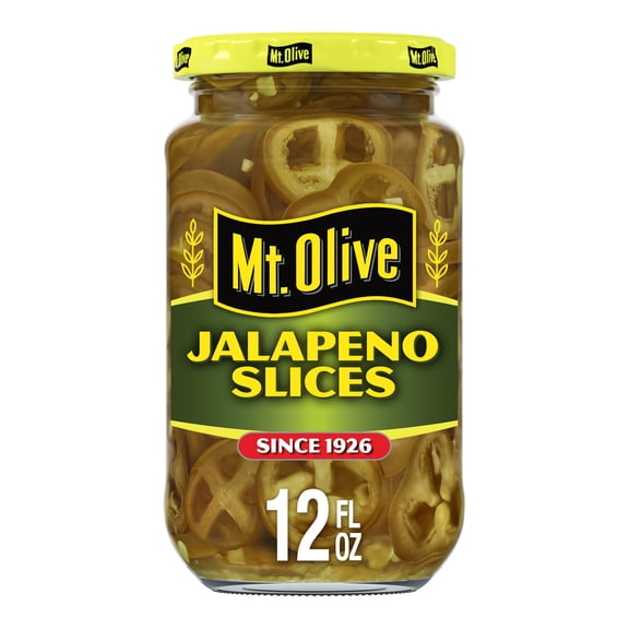 Mt. Olive Jalapeno Pepper Slices, 12 fl oz Jar