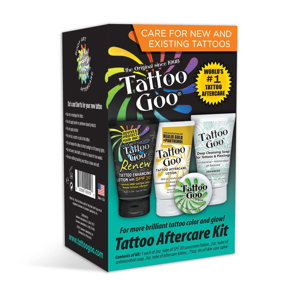 "Tattoo Aftercare Kit Tattoo Goo"