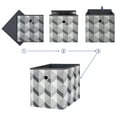 Mainstays Collapsible Fabric Cube Storage Bins (10.5" x 10.5"), 4 Pack