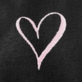thumbnail image 2 of Dalix Heart Embroidered Fleece Zip Washed Hoodie Cold Fall Winter Women in Black XS X-Small, 2 of 5