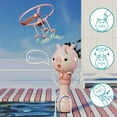 thumbnail image 3 of Soplador de burbujas con forma de libélula, juguete de verano para la playa, regalo cerdo rosa, 3 of 9