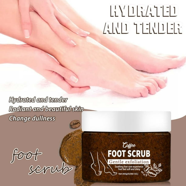 Puntoco Exfoliante para pies para limpieza de pies, hidratante y revitalizante, sabor a frutas, 300 g