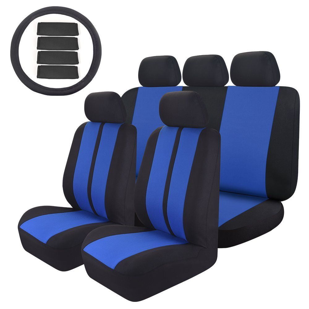 14PC Car Seat Covers Universal Custom Full Set for Car SUV Truck or Van
